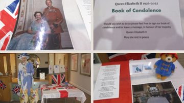 Guisborough care home pay respect to Her Majesty The Queen